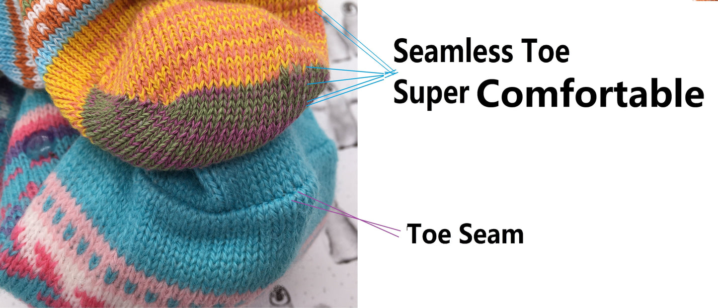 Ladies Norwegian Cozy Cotton SOCKS, Supersoft Prewashed, Colourful, Nordic Style Design (Copy)