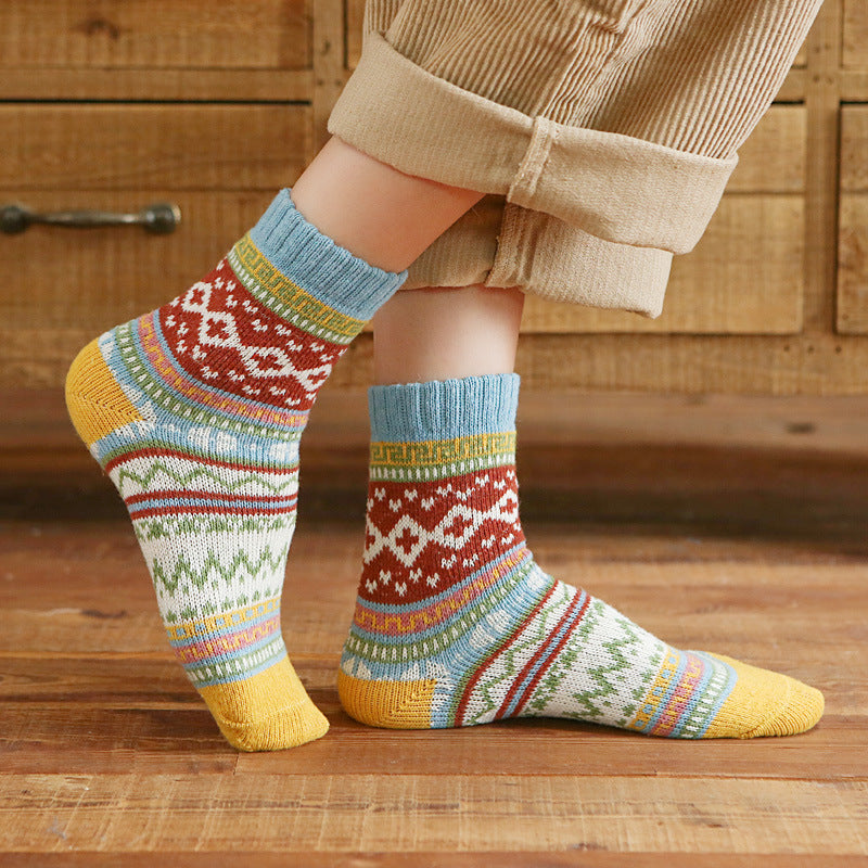 Ladies Fluffy Slipper Socks Fleece Cute Warm Soft Cosy knitted Anti-slip Winter Warmer
