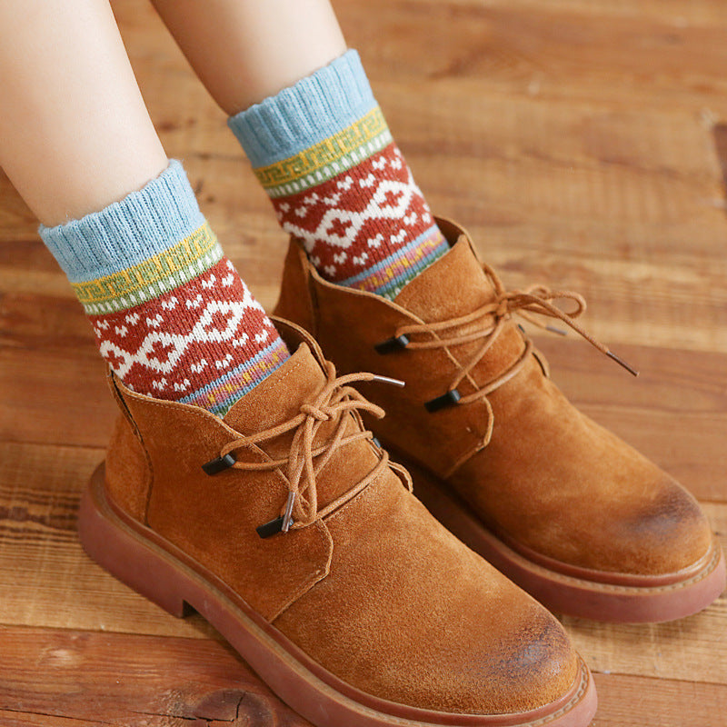 Ladies Fluffy Slipper Socks Fleece Cute Warm Soft Cosy knitted Anti-slip Winter Warmer
