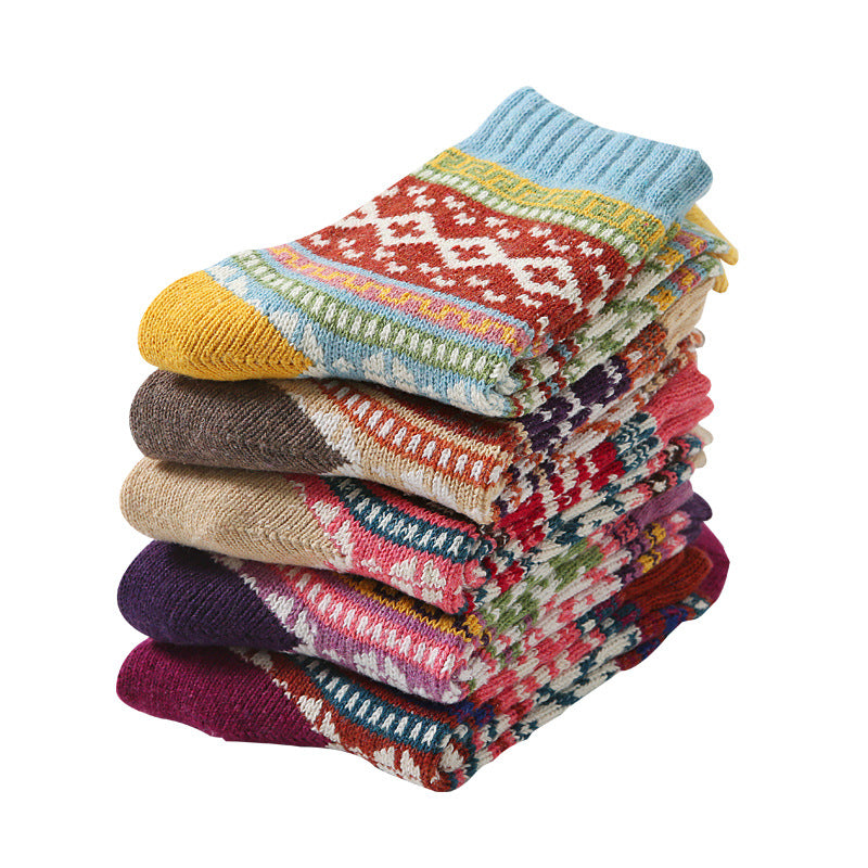 Ladies Fluffy Slipper Socks Fleece Cute Warm Soft Cosy knitted Anti-slip Winter Warmer