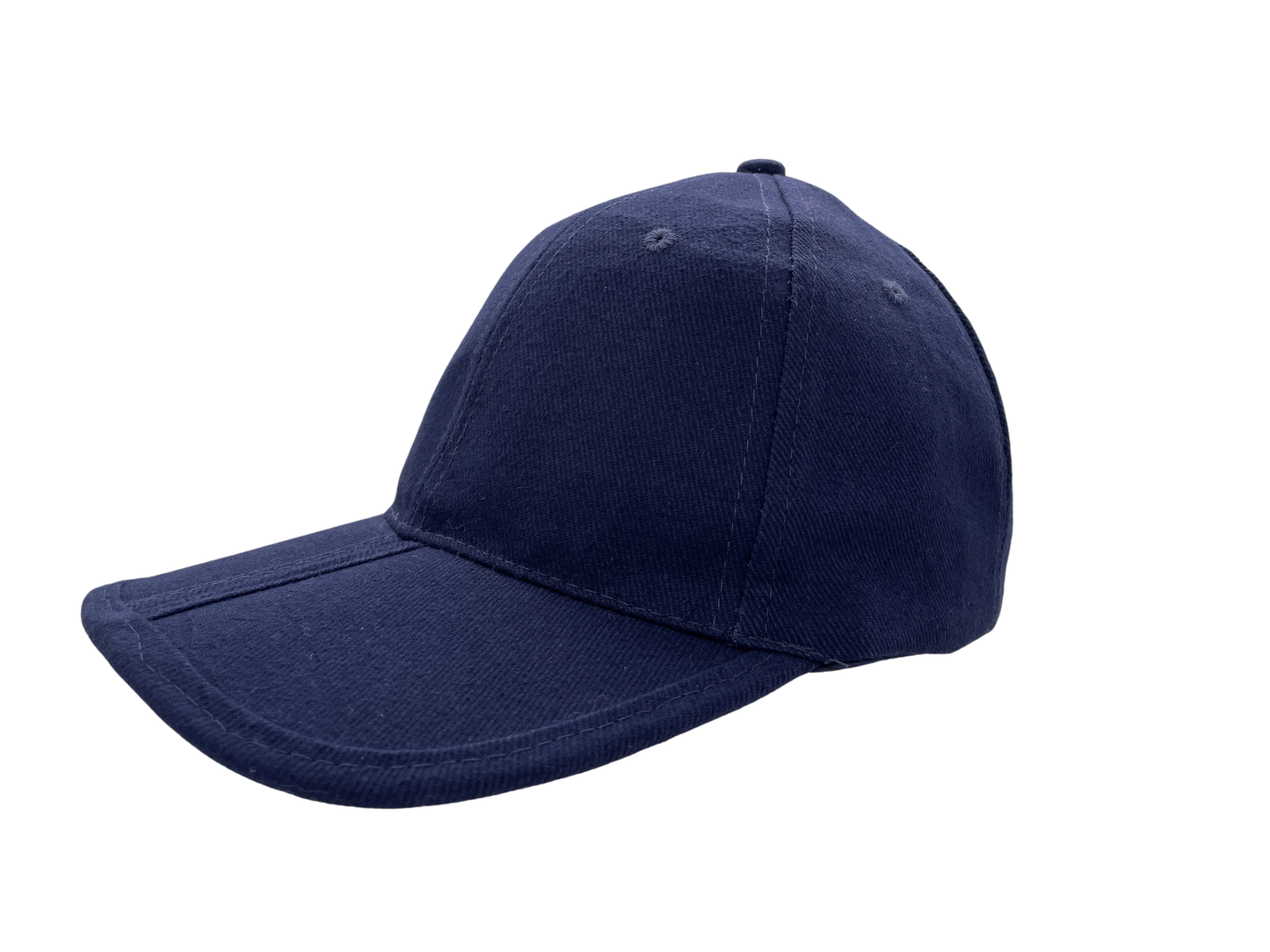 Mens 6 Panel FOLDABLE BASEBALL CAP One Size Various Colours