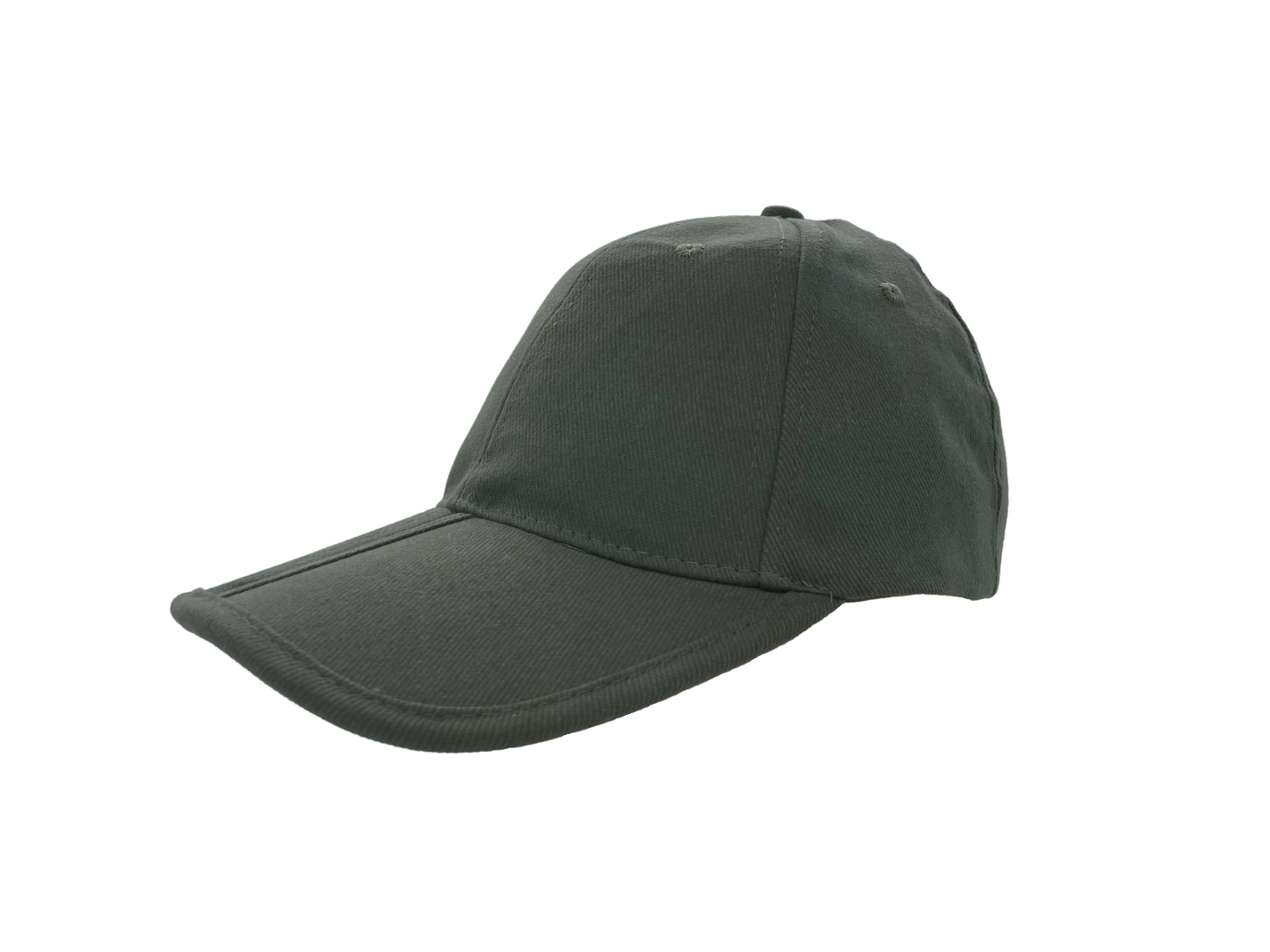 Mens 6 Panel FOLDABLE BASEBALL CAP One Size Various Colours