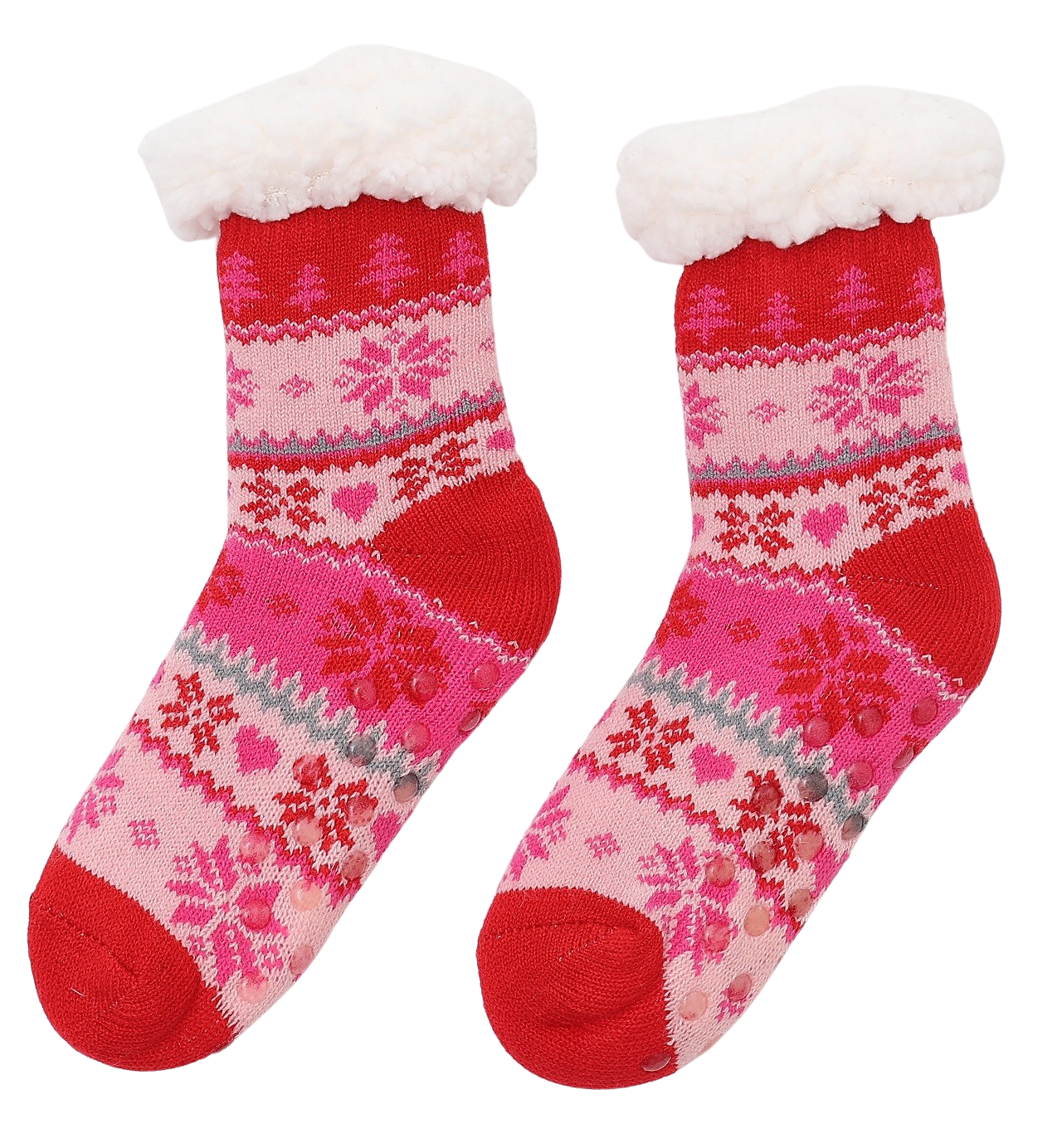 Children Fluffy Slipper Socks Cute Warm Soft Cosy knitted Anti-slip Winter Warmer