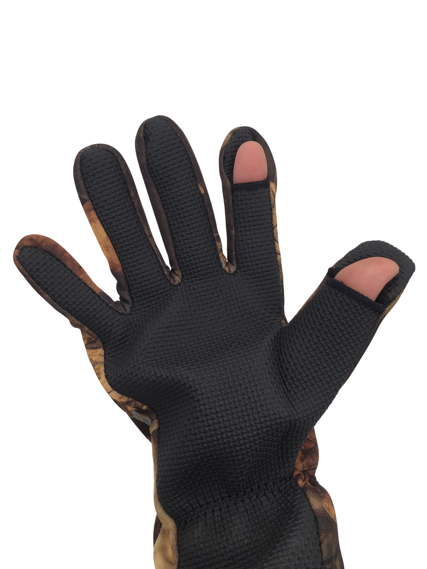 Neoprene Gloves Folding Fingers, Fishing - Shooting - Hunting - S/M,M/L,XL