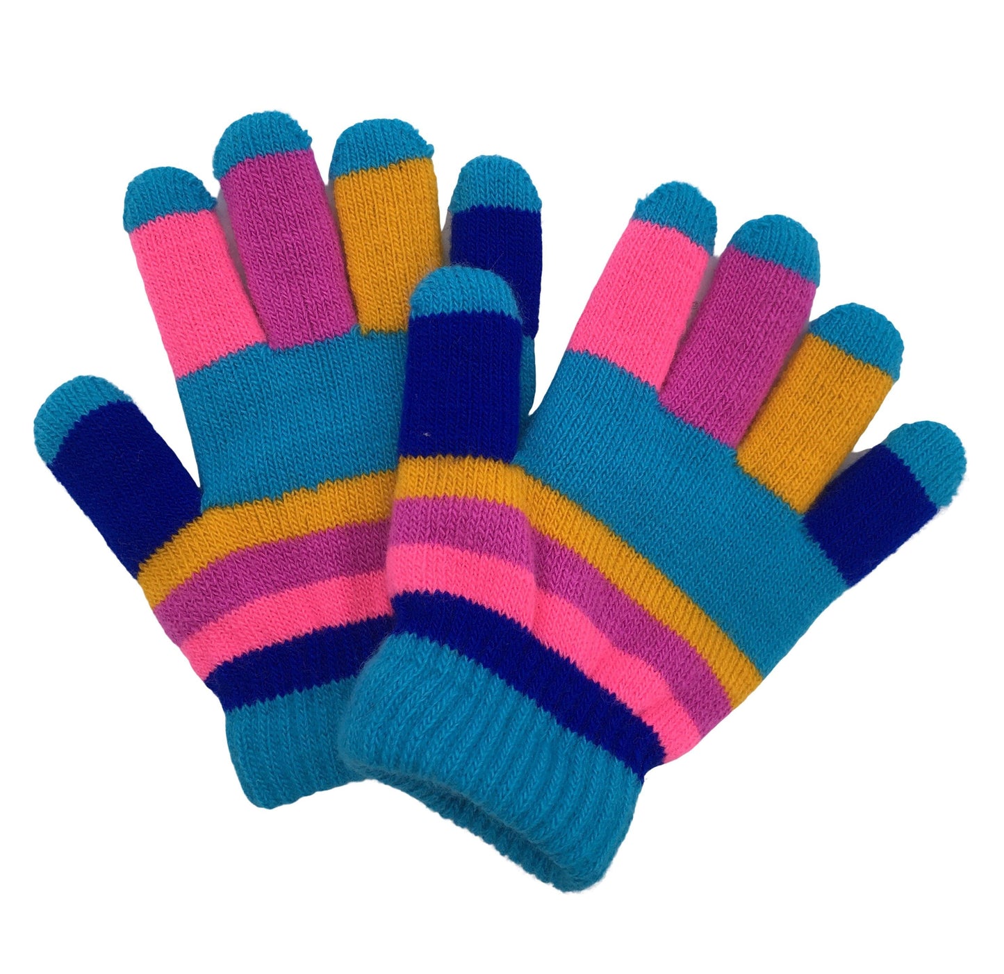 New Kids Girls Boys Childrens Toddlers MAGIC Winter Stretch GLOVES KIDS with Lining