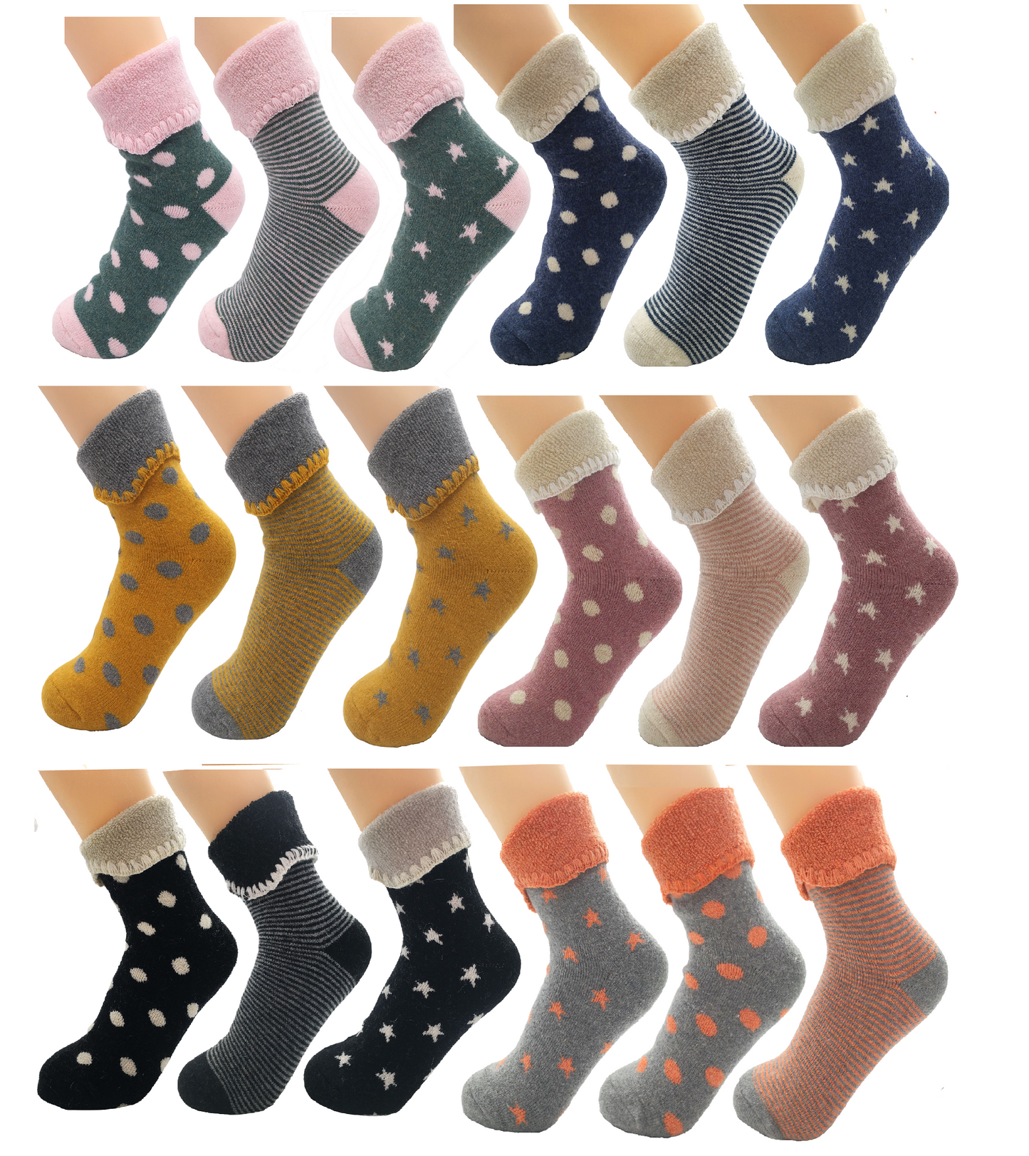 Ladies COSY Winter Warm Angora SOCKS