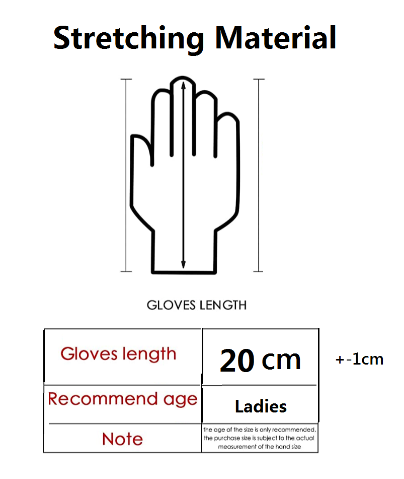1-3Pair  ADULTS Magic Gloves Stretch Winter Black Ladies Womens One Size Warm Soft