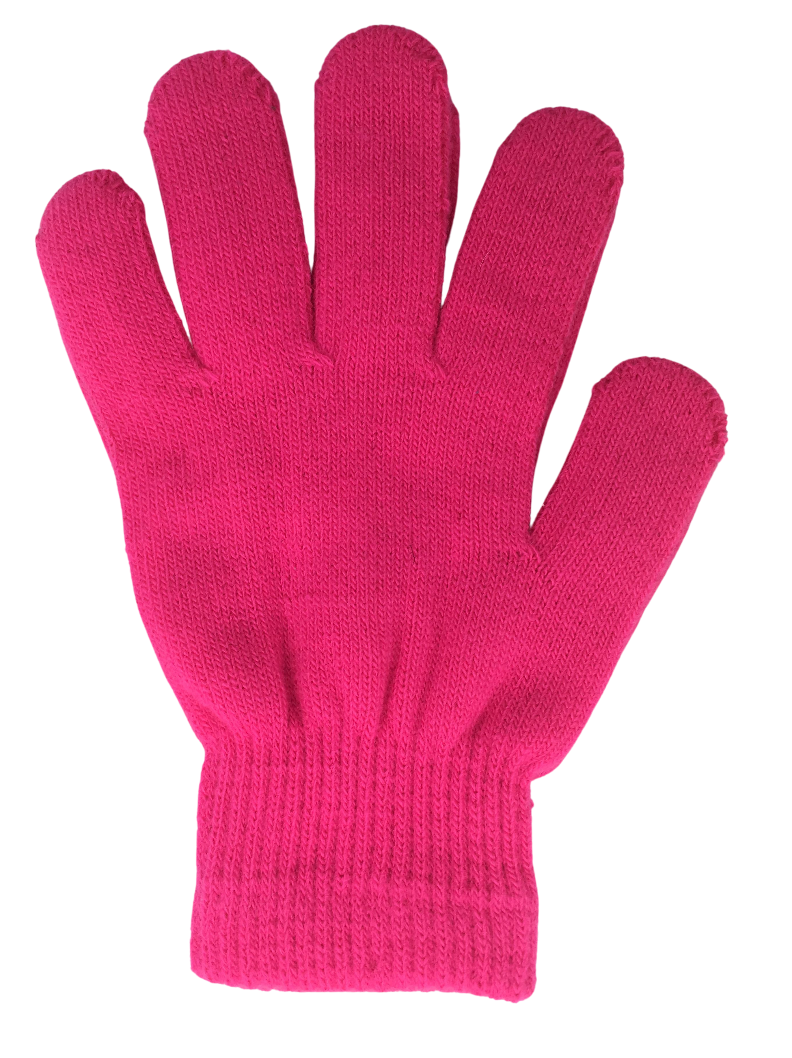 ADULTS NEON COLOR Magic Gloves Stretch Winter Ladies Womens One Size Warm Soft