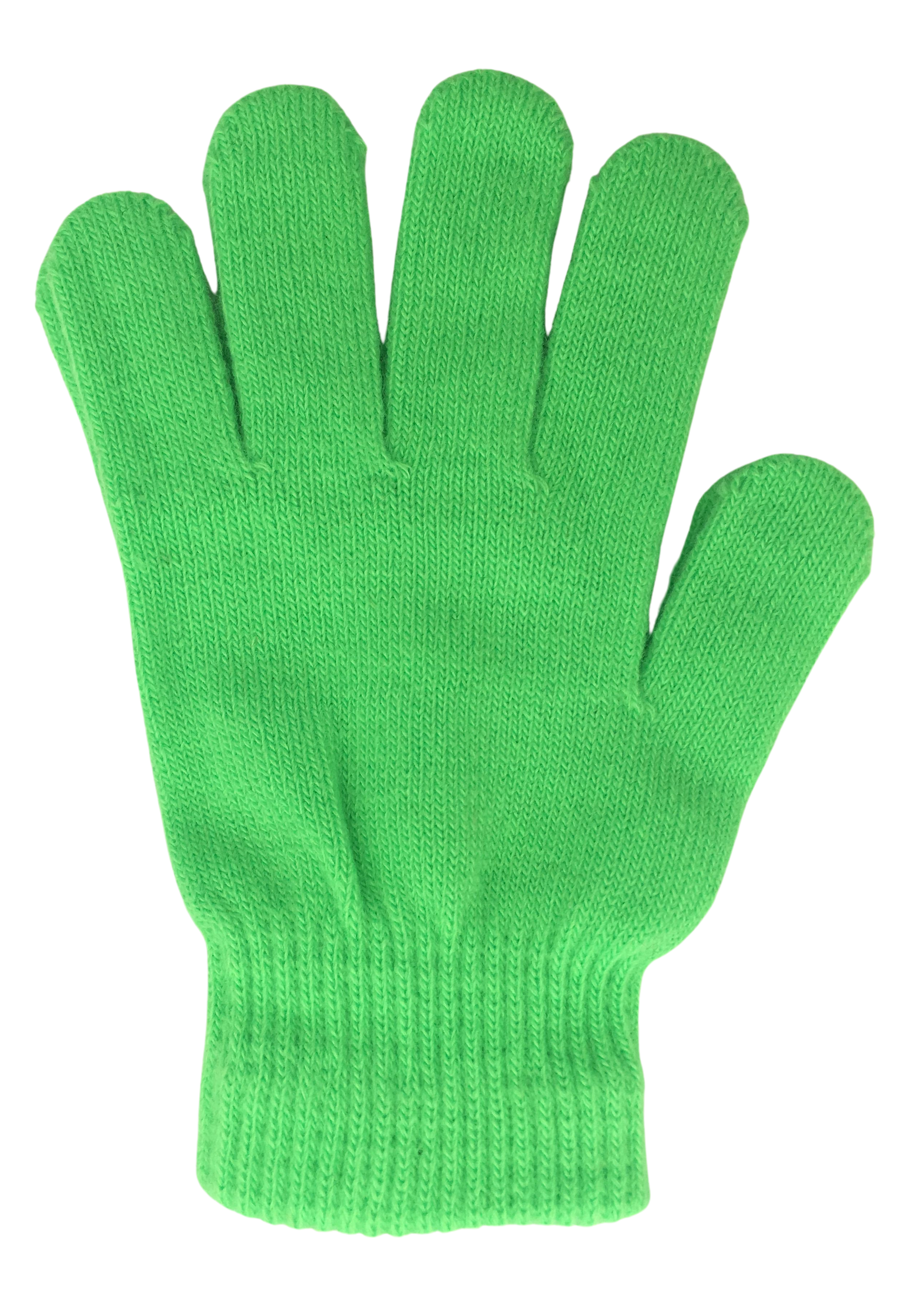ADULTS NEON COLOR Magic Gloves Stretch Winter Ladies Womens One Size Warm Soft