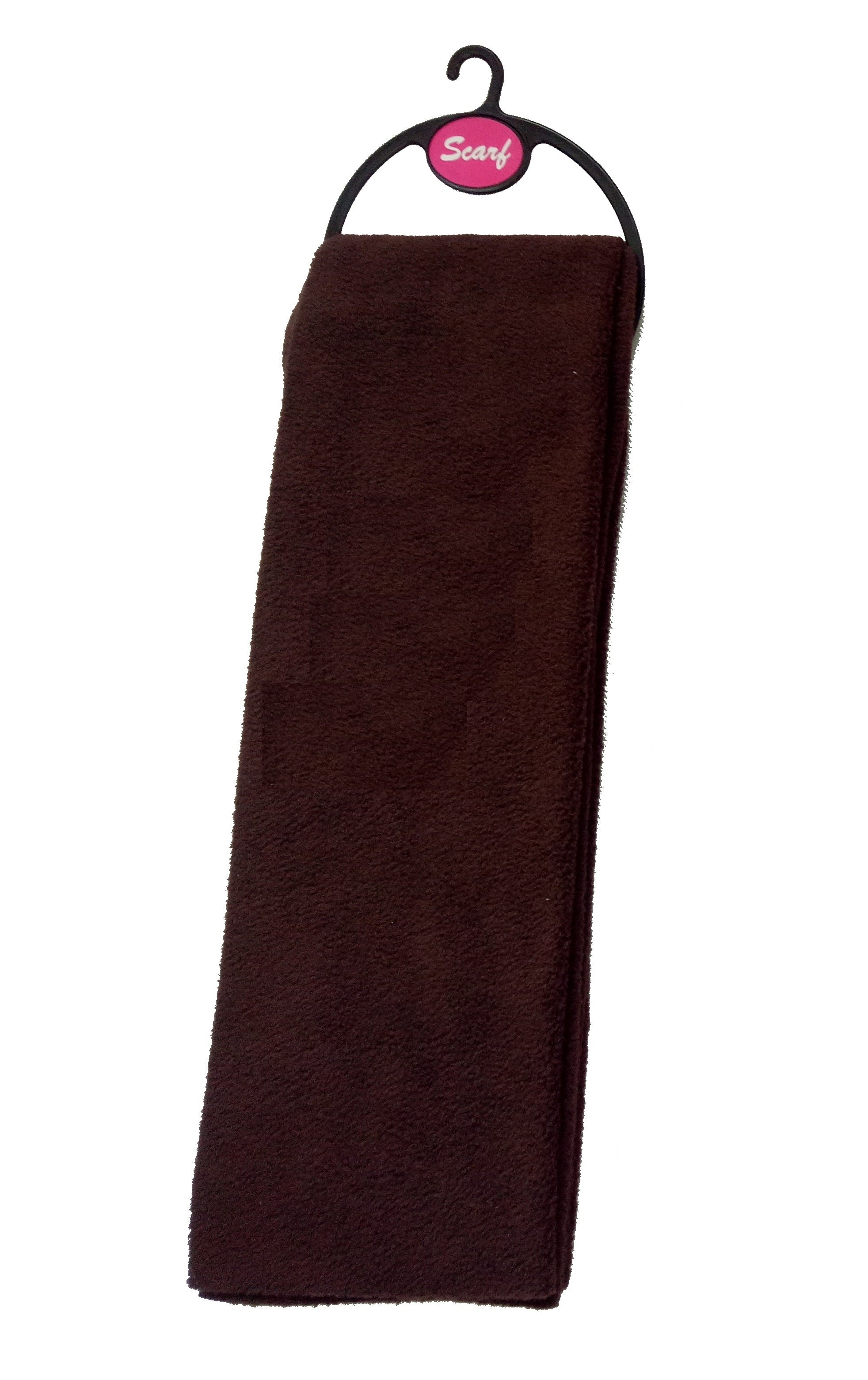 Mens Womens Unisex Thermal Polar Fleece Plain Winter Scarf Super Soft Microfiber