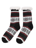 Mens Fluffy Sherper Slipper Socks Fleece Cute Warm Soft Cosy knitted Anti-slip Winter Warmer