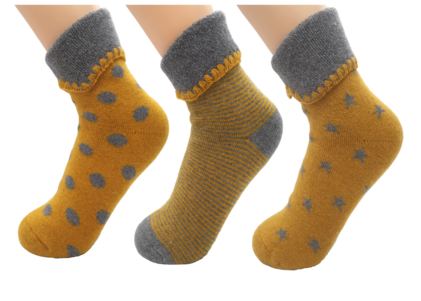 Ladies COSY Winter Warm Angora SOCKS
