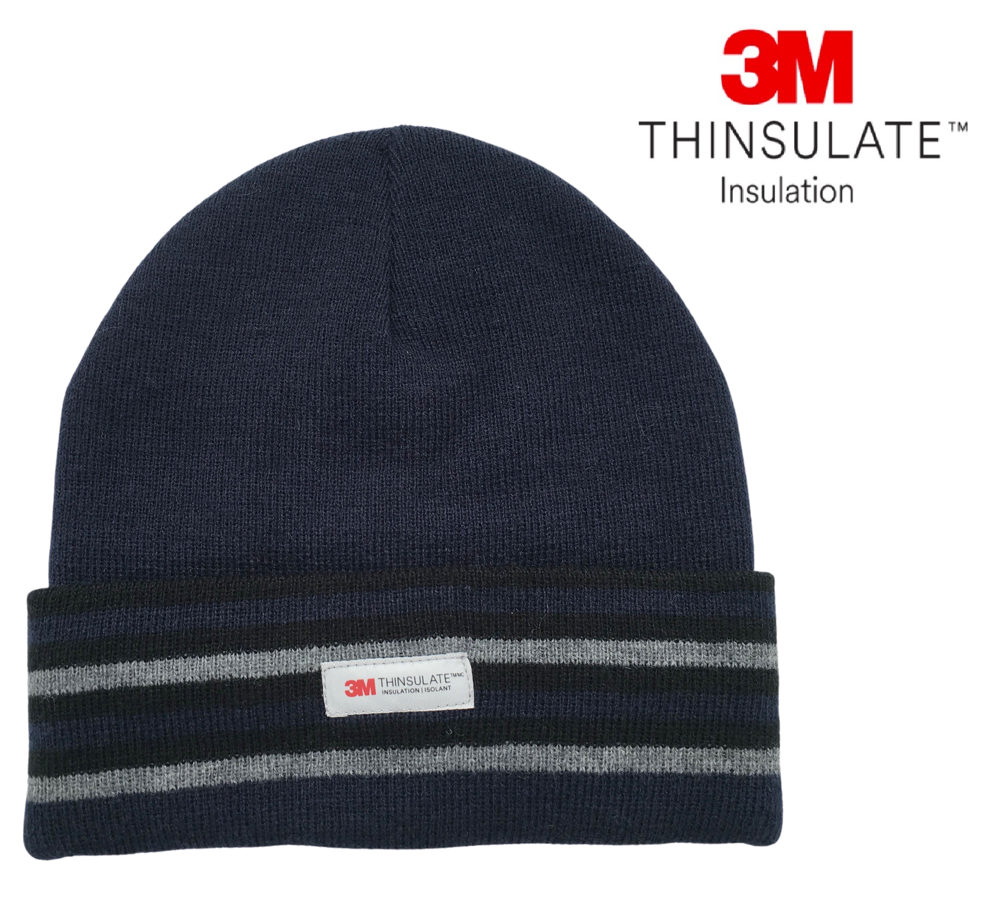 3M MENS Thinsulate Extra Warm WOOLY w LINING GENUINE KNITTED BEANIE HATS