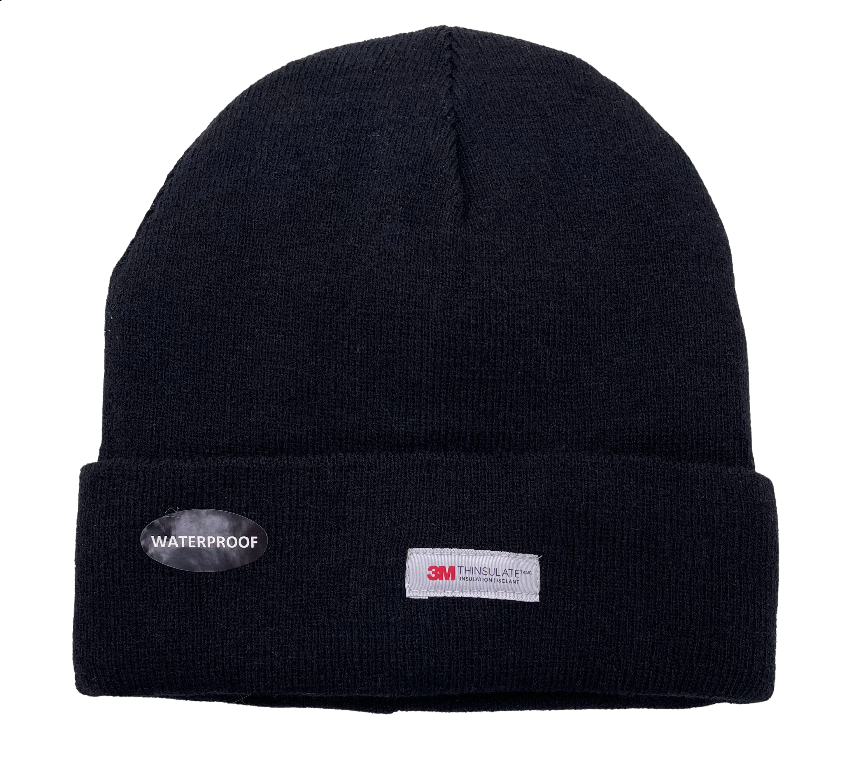 MENS 3M Thinsulate 100% WATERPROOF&WINDPROOF Thermal Knitted Beanie Hat