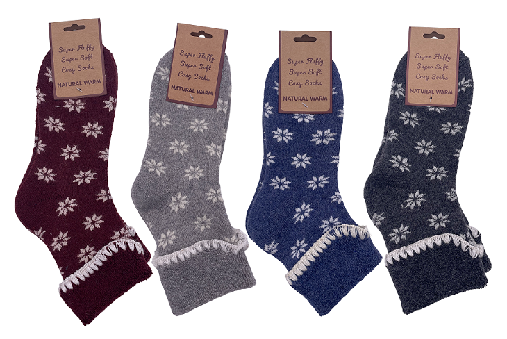 Ladies COSY Winter Warm Angora SOCKS