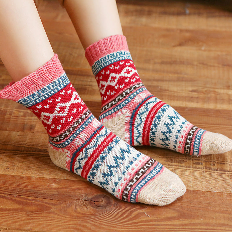 Ladies Fluffy Slipper Socks Fleece Cute Warm Soft Cosy knitted Anti-slip Winter Warmer