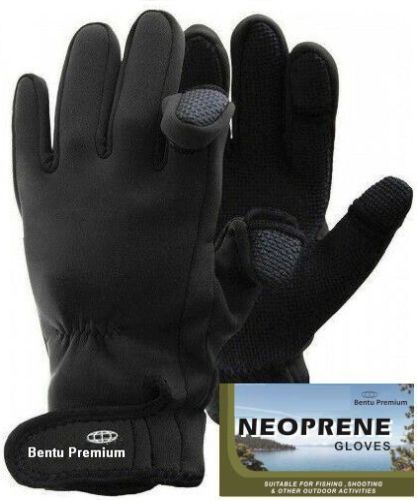 Neoprene Gloves Folding Fingers, Fishing - Shooting - Hunting - S/M,M/L,XL