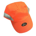 Adults Panelled Fluorescent Baseball Caps, ORANGE or YELLOW with reflective