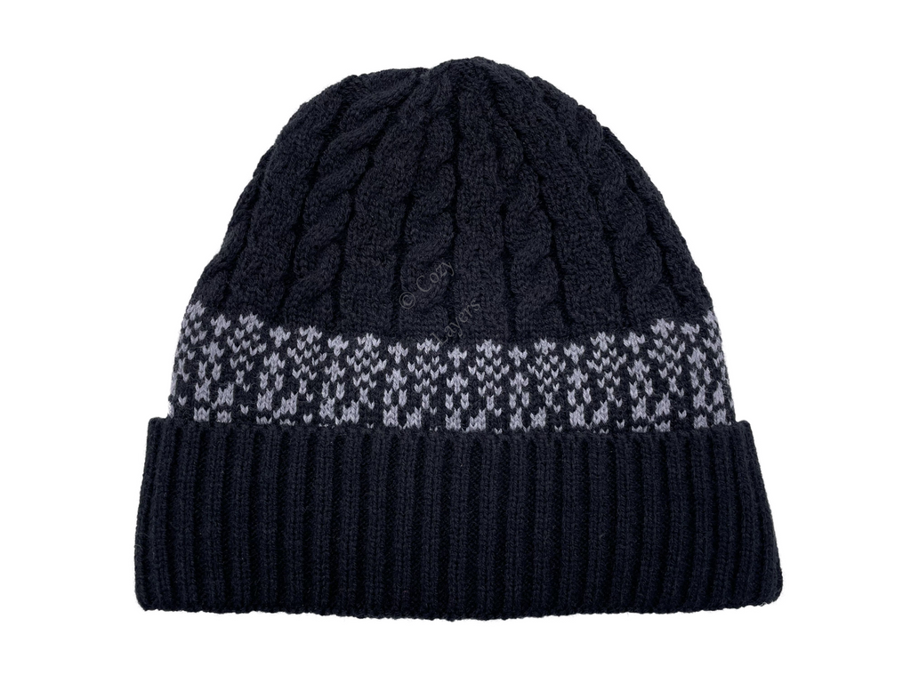 Men’s 3M Thinsulate™ Waterproof Windproof Thermal Knitted Turn Up Beanie Hat